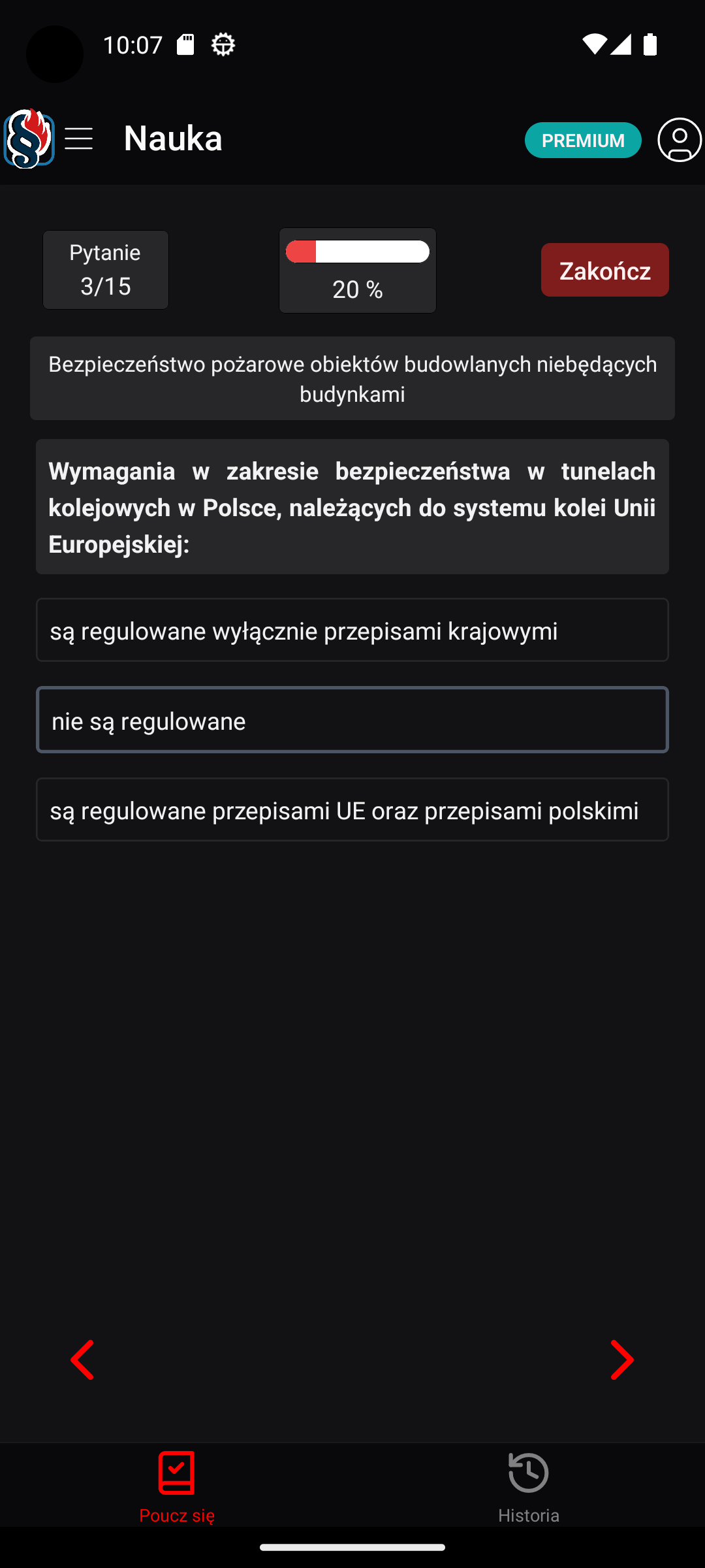 Ekran główny aplikacji